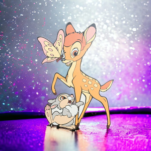 Bambi, MDF / PVC - figurina printata - 80cm