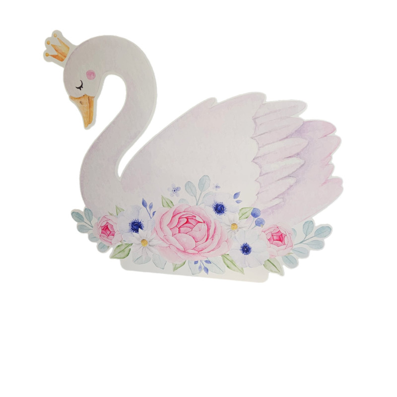 Lebada, MDF / PVC - figurina printata - 75cm