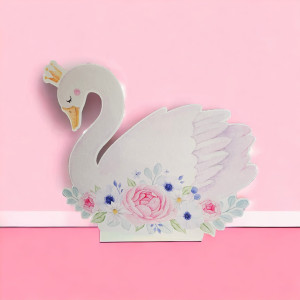 Lebada, MDF / PVC - figurina printata - 75cm