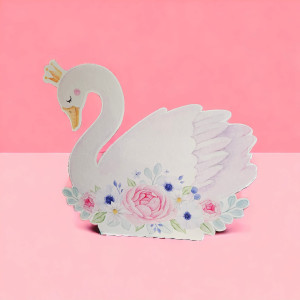 Lebada, MDF / PVC - figurina printata - 75cm