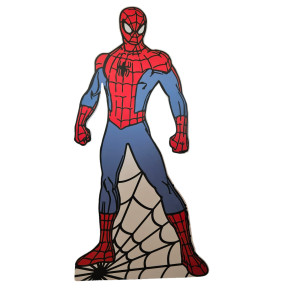 Spiderman, MDF / PVC - figurina printata - 90cm