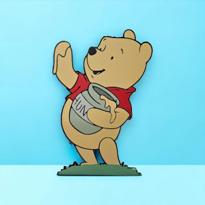 Winnie the Pooh, MDF / PVC - figurina printata - 90cm