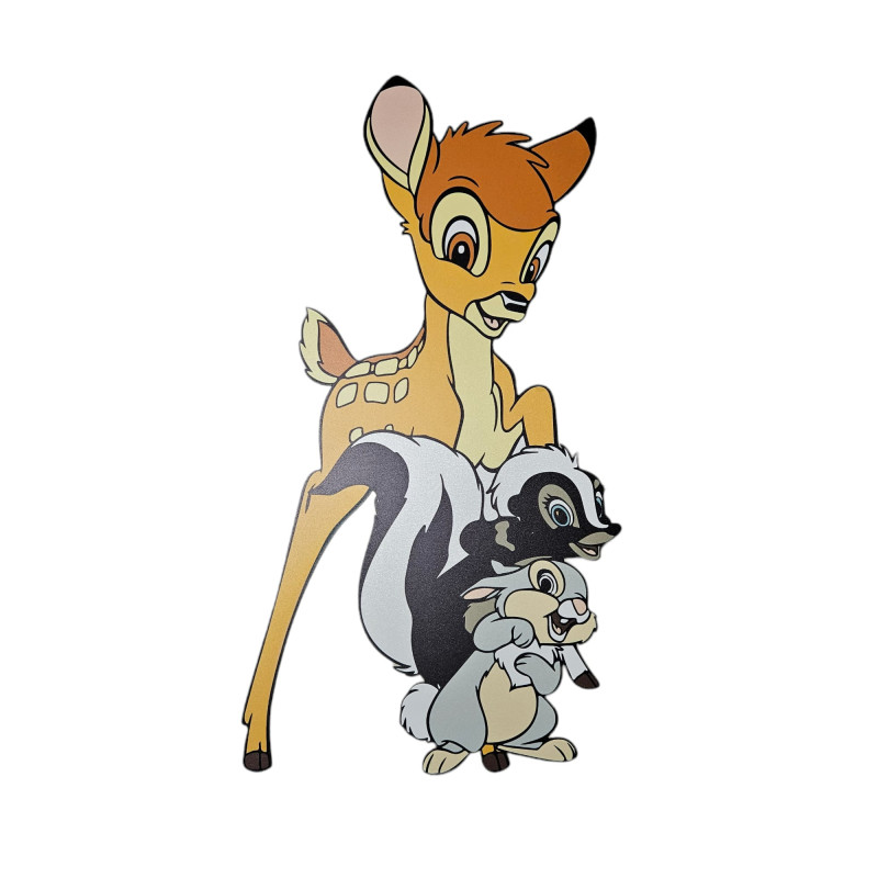 Bambi V2, MDF / PVC - figurina printata - 90cm