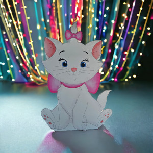 Pisicuta Marie, MDF / PVC - figurina printata - 86cm