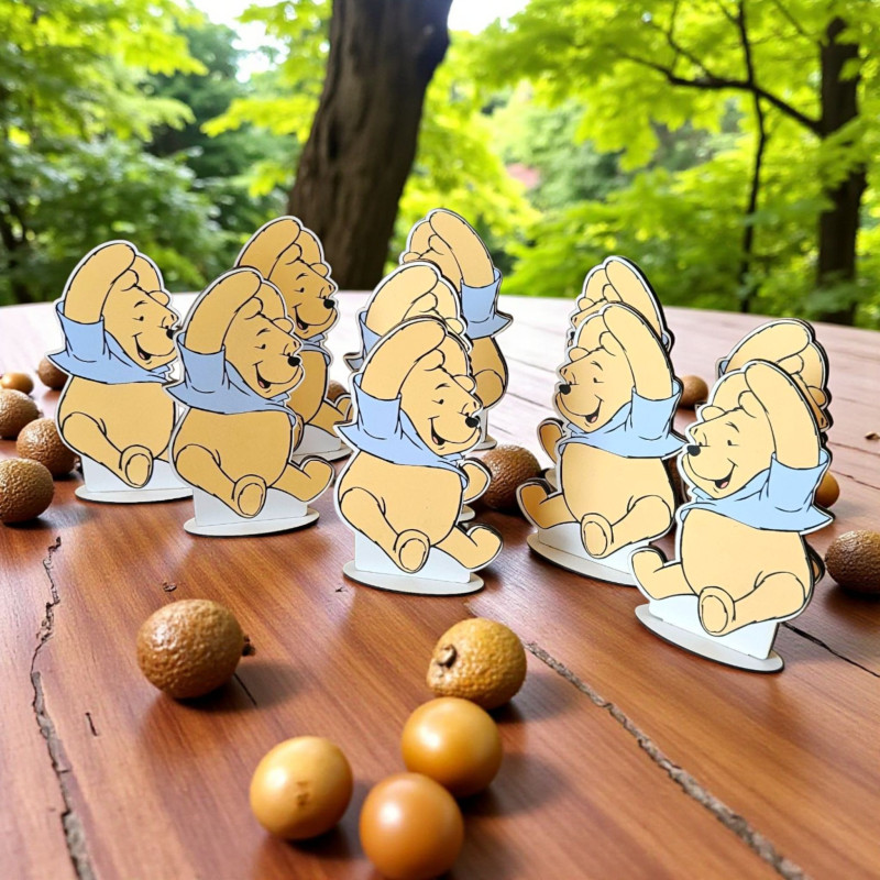 Winnie The Pooh (25-2), MDF, fata-verso, cu suport