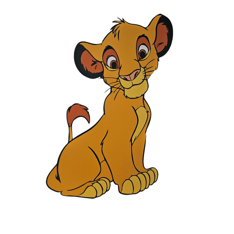 Leu V3, MDF / PVC - figurina printata - 90cm