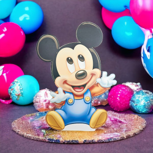 Baby Mickey, MDF / PVC - figurina printata - 85cm