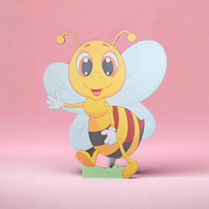 Albinuta, MDF / PVC - figurina printata - 75cm