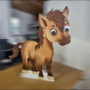 Calut Ferma, MDF / PVC - figurina printata - 75cm