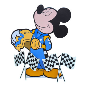 Mickey Nr. 1 , MDF / PVC - figurina printata - 80cm