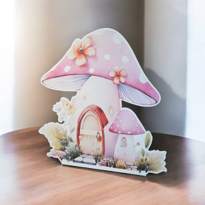 Casa ciupercuta, MDF / PVC - figurina printata - 62cm