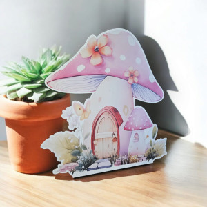 Casa ciupercuta, MDF / PVC - figurina printata - 62cm