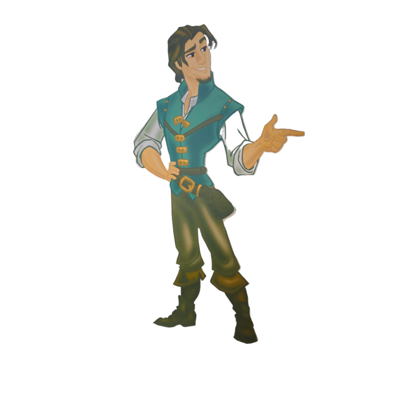 Print 2, MDF / PVC - figurina printata - 90cm