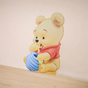 Winnie the pooh 25-1, MDF / PVC - figurina printata - 85cm