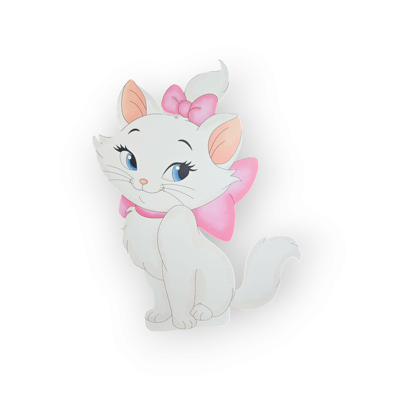 Pisica Marie 25-1, MDF / PVC - figurina printata - 85cm