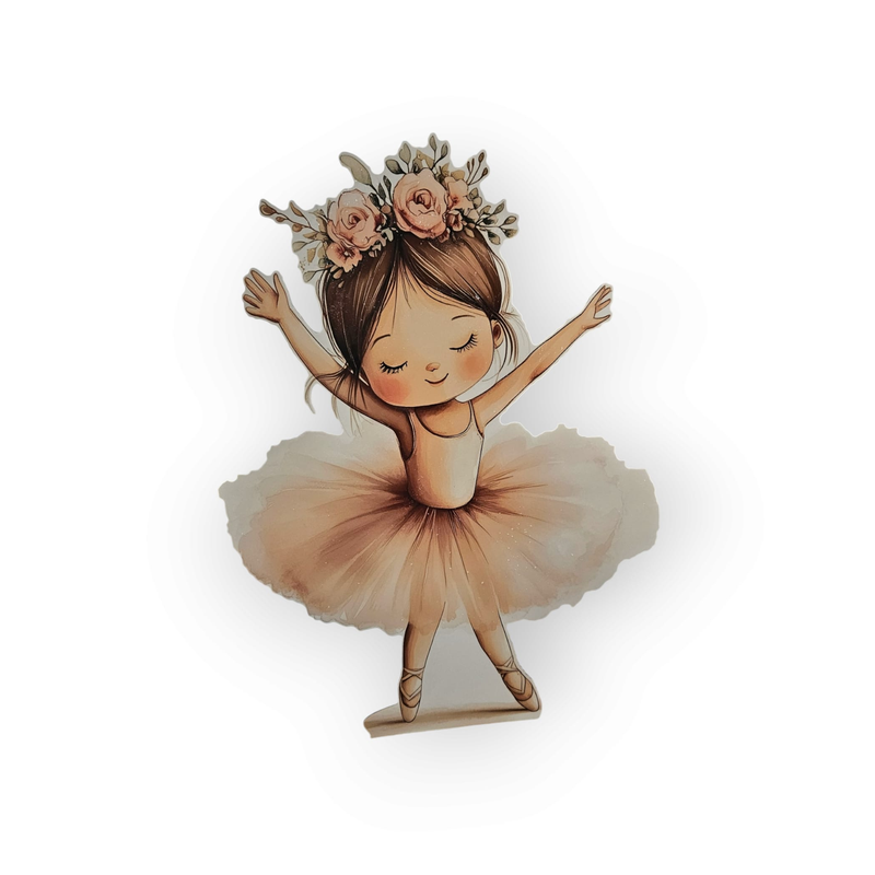 Balerina 25-1, MDF / PVC - figurina printata - 85cm