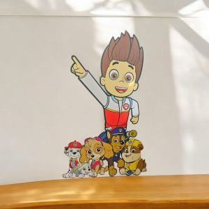 Patrula catelusilor 25-1, MDF / PVC - figurina printata - 90cm