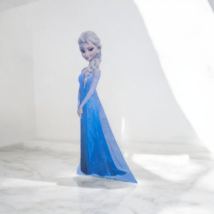 Elsa (Frozen), MDF / PVC - figurina printata - 90cm