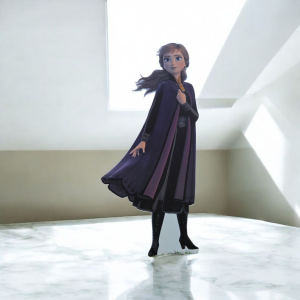 Ana (Frozen), MDF / PVC - figurina printata - 90cm