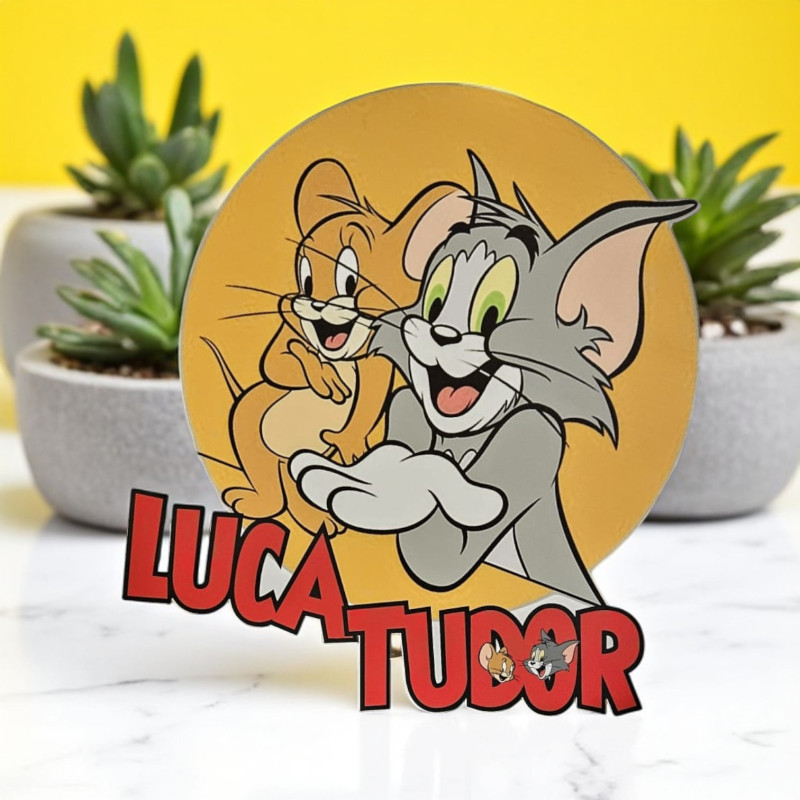 Panou cu nume - Tema Tom & Jerry
