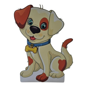 Catel, MDF / PVC - figurina printata - 81cm