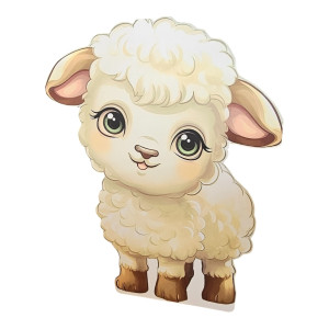 Oaie, MDF / PVC - figurina printata - 75cm