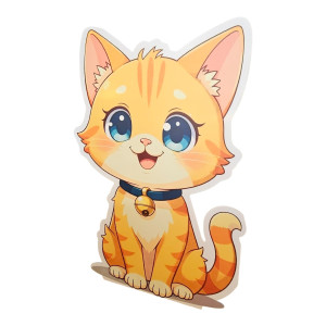 Pisica, MDF / PVC - figurina printata - 85cm