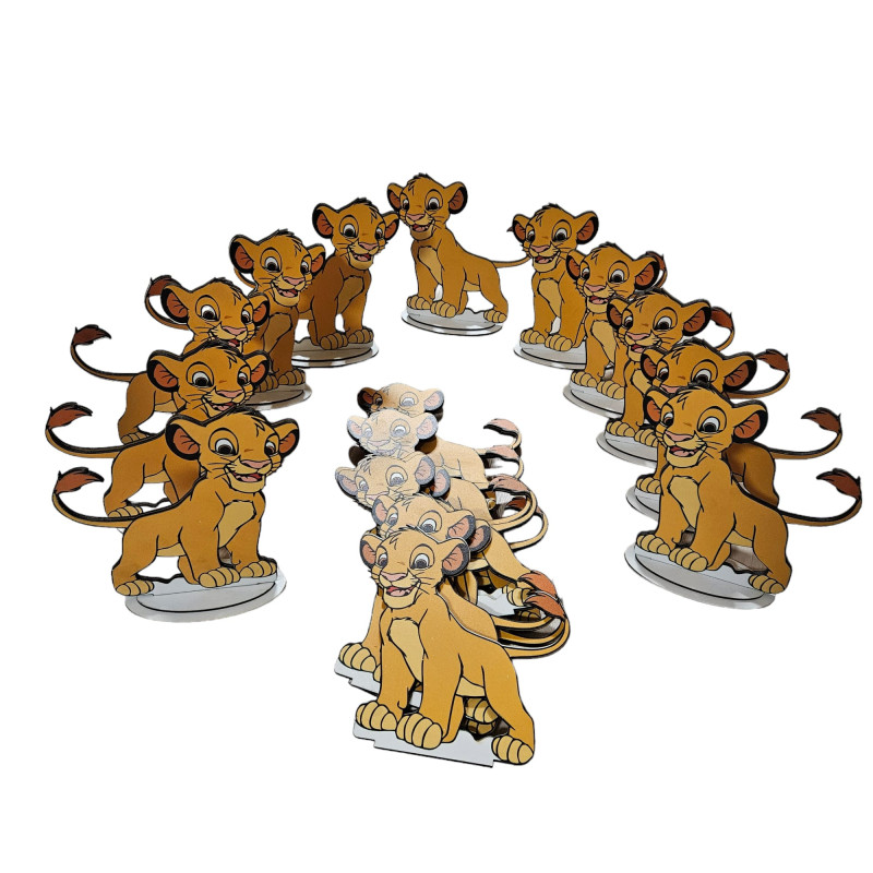 Leu, MDF, fata-verso, cu suport