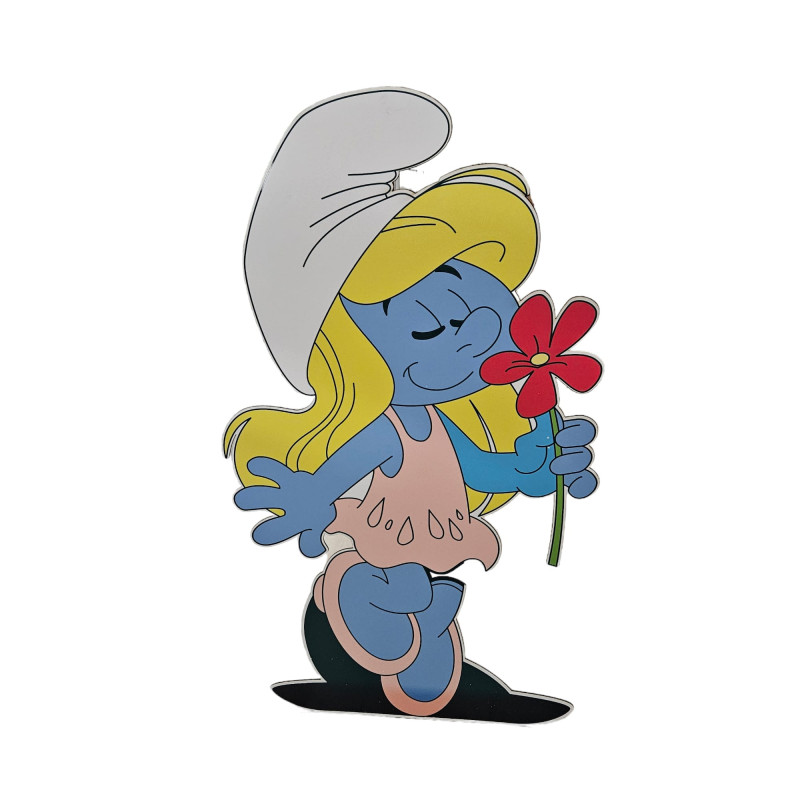 Strumfita, MDF / PVC - figurina printata - 90cm