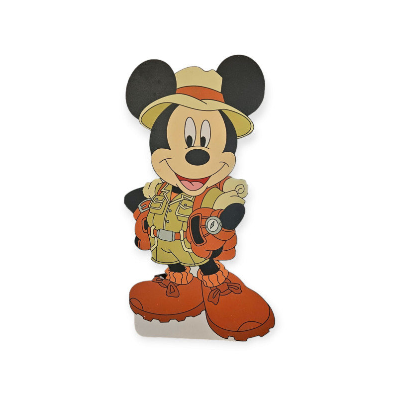 Mickey Safari, MDF / PVC - figurina printata - 90cm